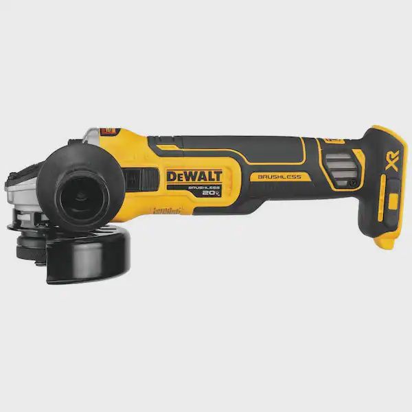 DCG405B  20V MAX XR Cordless Brushless 4.5 in. Slide Switch Small Angle Grinder with Kickback Brake (Tool Only), Condition: New