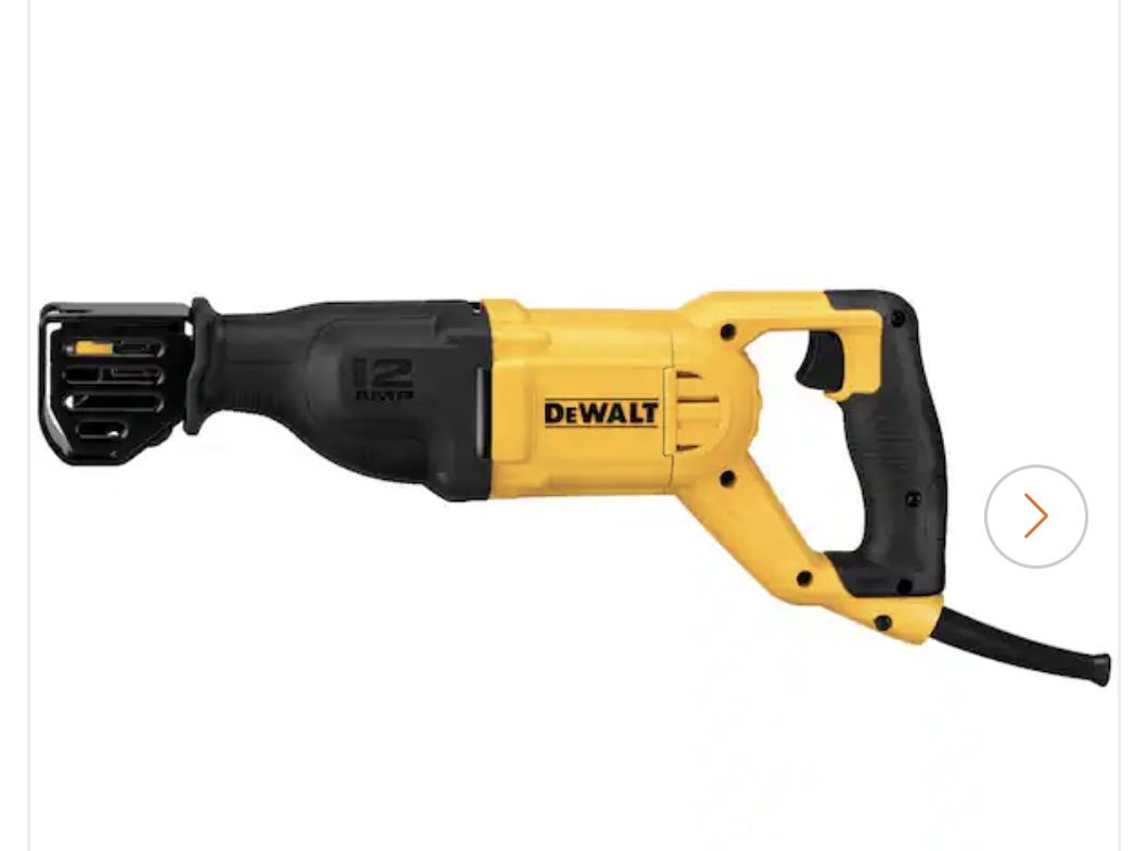 DEWALT 12 Amp Corded Variable Speed Reciprocating Saw