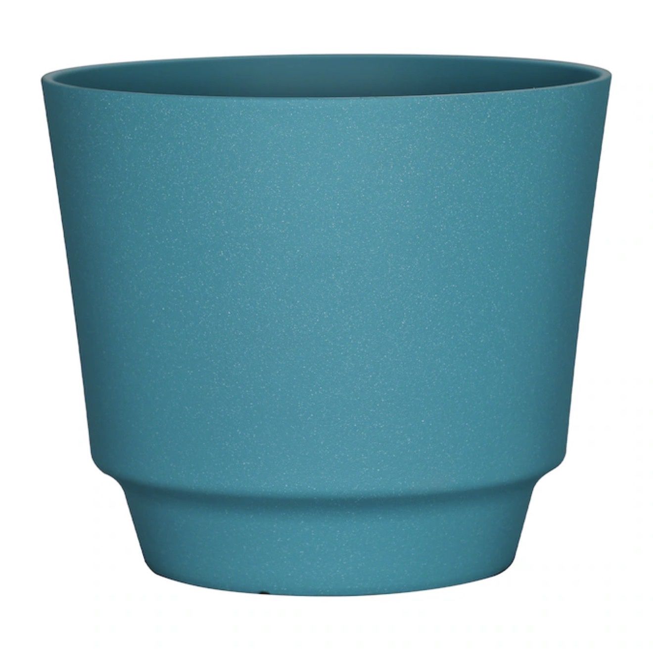 Round 11.46-in W × 11.46-in L × 10.39-in H Teal Recycled plastic Indoor/Outdoor Planter