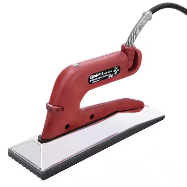 10-282G-2 Deluxe Heat Bond Carpet Iron with Non-Stick, Grooved Base