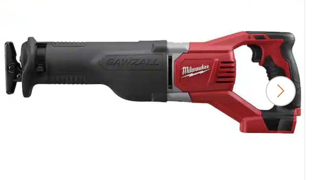 2621-20 Milwaukee M18 18V Lithium-Ion Cordless SAWZALL Reciprocating Saw (Tool-Only)