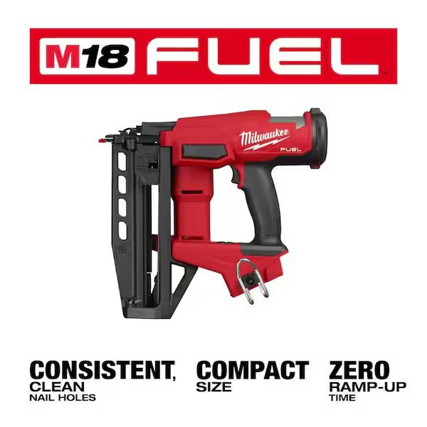 2541-20 M12 FUEL 12-Volt Lithium-Ion Brushless Cordless 18-Gauge 1-1/2 in. Compact Brad Nailer (Tool Only)