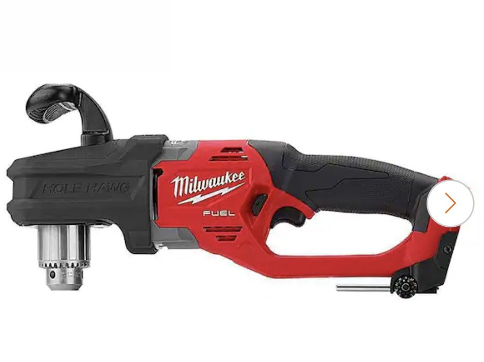 2807-20 Milwaukee M18 FUEL GEN II 18V Lithium-Ion Brushless Cordless 1/2 in. Hole Hawg Right Angle Drill (Tool-Only