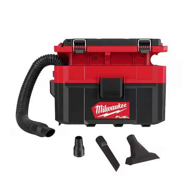 0970-20 Milwaukee M18 FUEL PACKOUT 2.5 Gallon Wet/Dry Vacuum, Condition: Used-like new