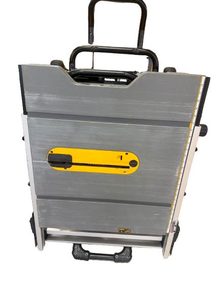 DWE7491RS 15 Amp Corded 10 in. Job Site Table Saw with Rolling Stand, Condition: Used