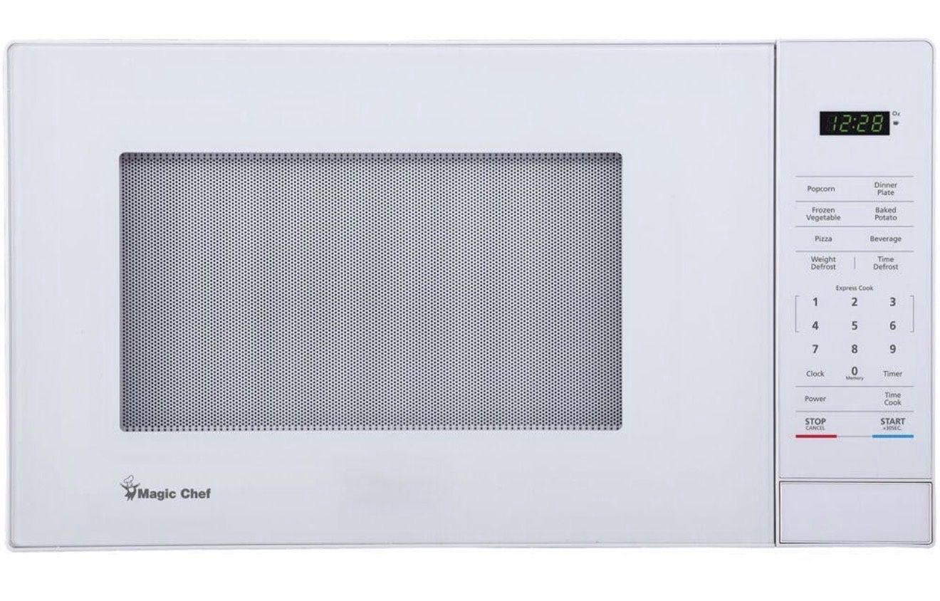 1.1 cu. ft. Countertop Microwave Oven, Color: White