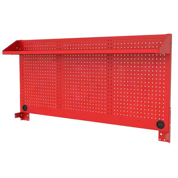 Modular 52 in. W Standard Duty Red Pegboard Attachment