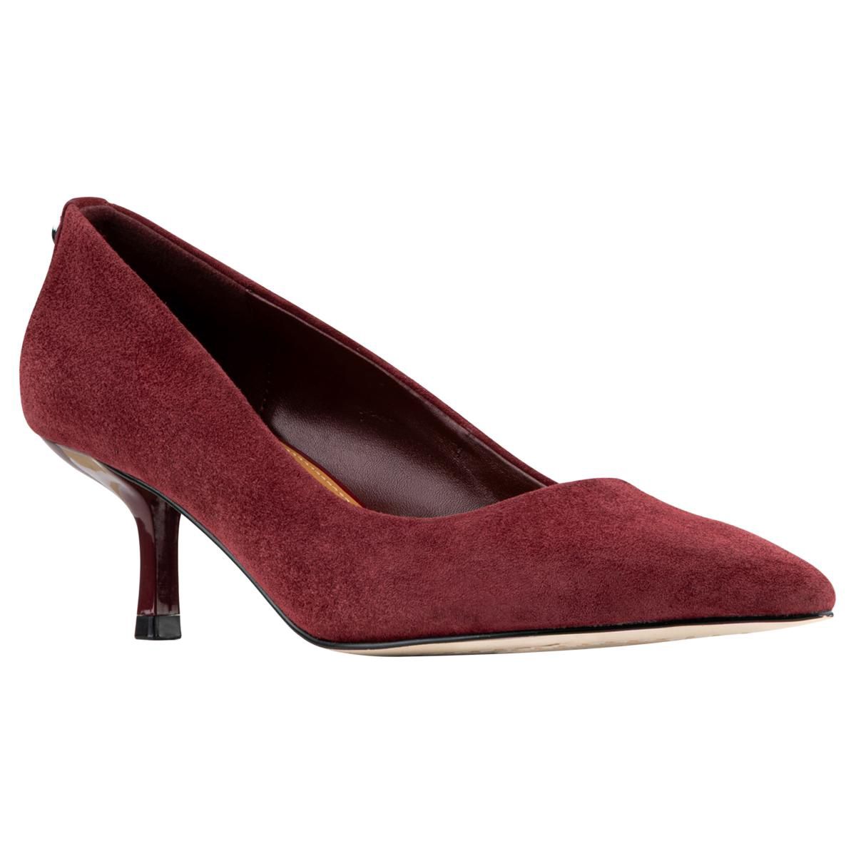 Donald Pliner Calibra Kitten Heel Pump, Color: Wine, Size: 7.5