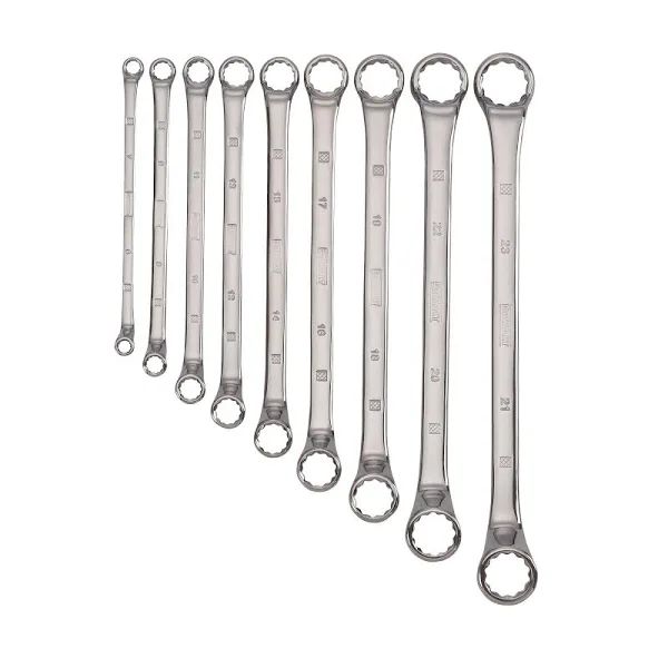 DWMT19263 9 Piece Offset Double Box Metric Wrench Set