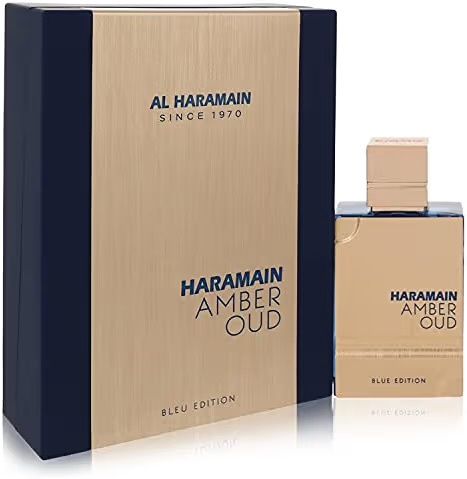 AL HARAMAIN Amber Oud Blue Edition Eau De Parfum 60ml Unisex, Color: Beige