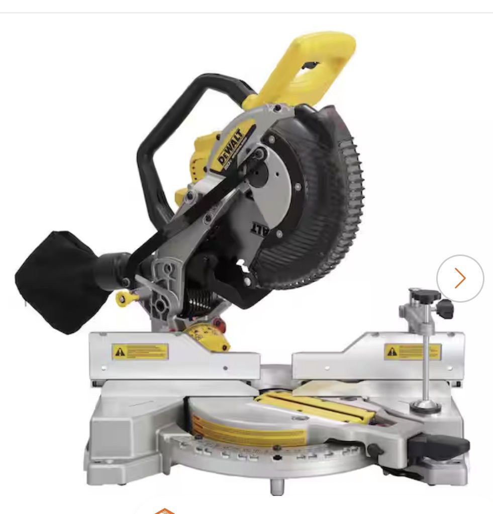 DCS714B DEWALT 20-Volt MAX XR Cordless 10 in. Dual Bevel Fixed Miter Saw (Tool Only)