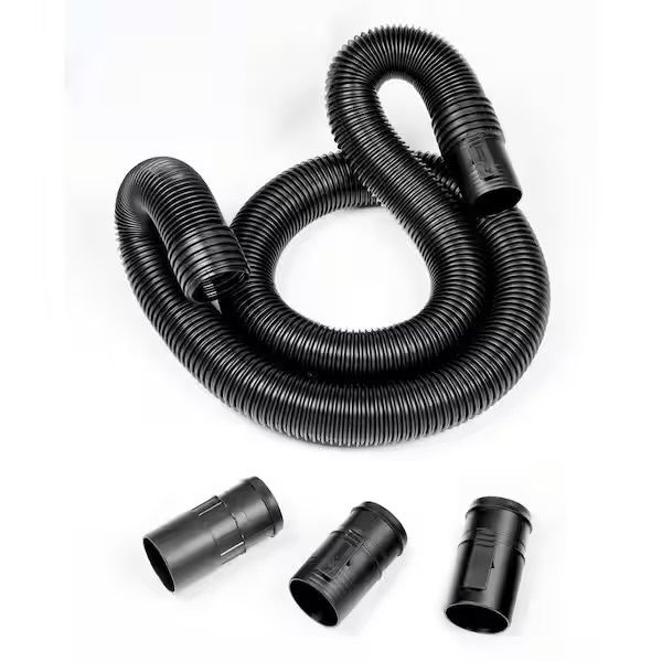 2-1/2 in. x 7 ft. LA2520 DUAL-FLEX Locking Vacuum Hose Kit Accessory Shop Vacuum Attachment for RIDGID Wet Dry Vacs, Accessories: Missing one pcs
