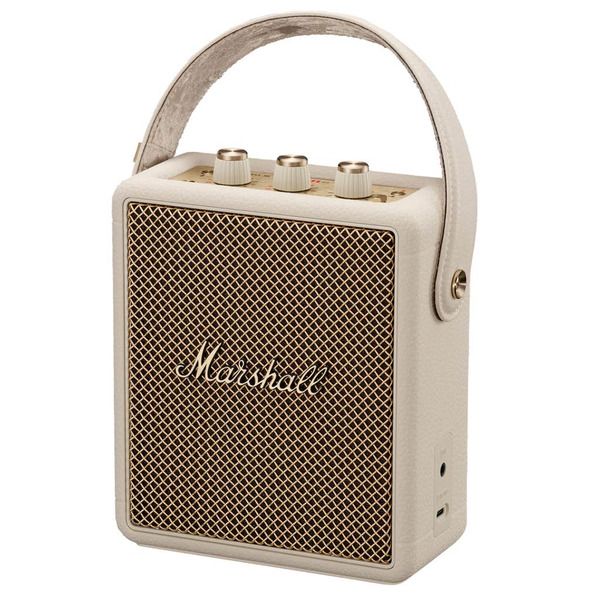 Marshall Stockwell III Portable Bluetooth Speaker, Color: Cream