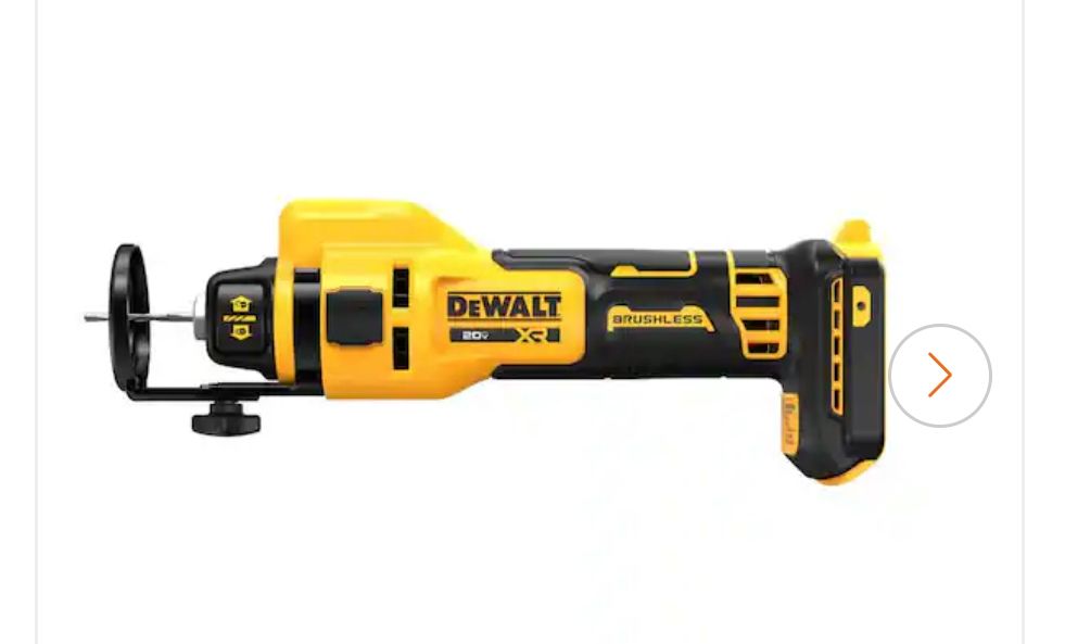 DCE555B DEWALT XR 20V Lithium-Ion Cordless Rotary Drywall Cut-Out Tool (Tool Only)