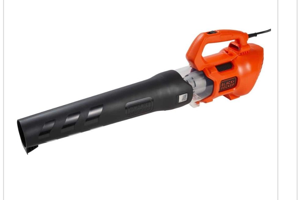BEBL750 9 AMP 140 MPH 450 CFM Corded Electric Handheld Axial Leaf Blower, Condition: Used