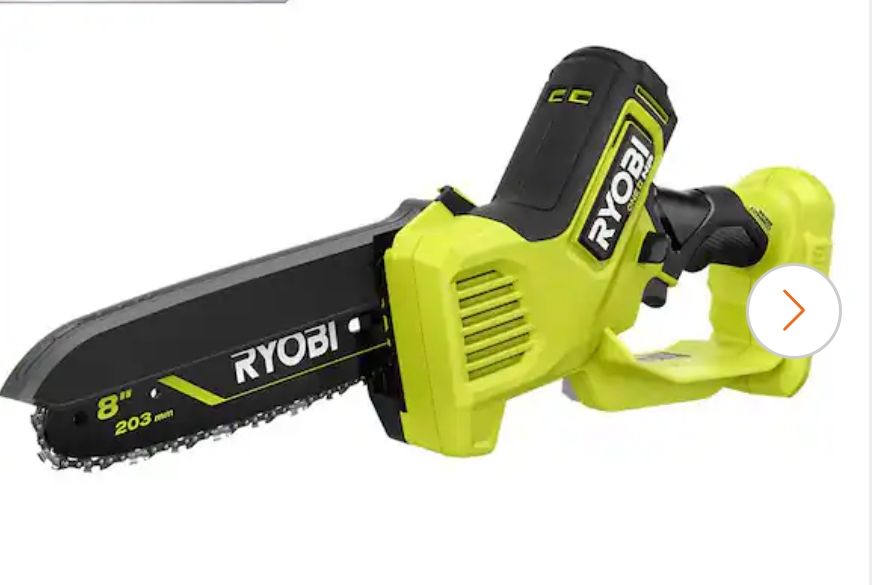 PSBCW01B ONE+ HP 18V Brushless 8 in. Battery Compact Pruning Mini Chainsaw (Tool Only), Condition: Used