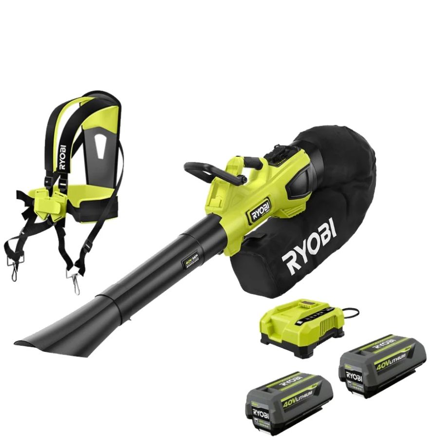 RY404150 40V HP Brushless 600 CFM Blower/Vacuum Kit