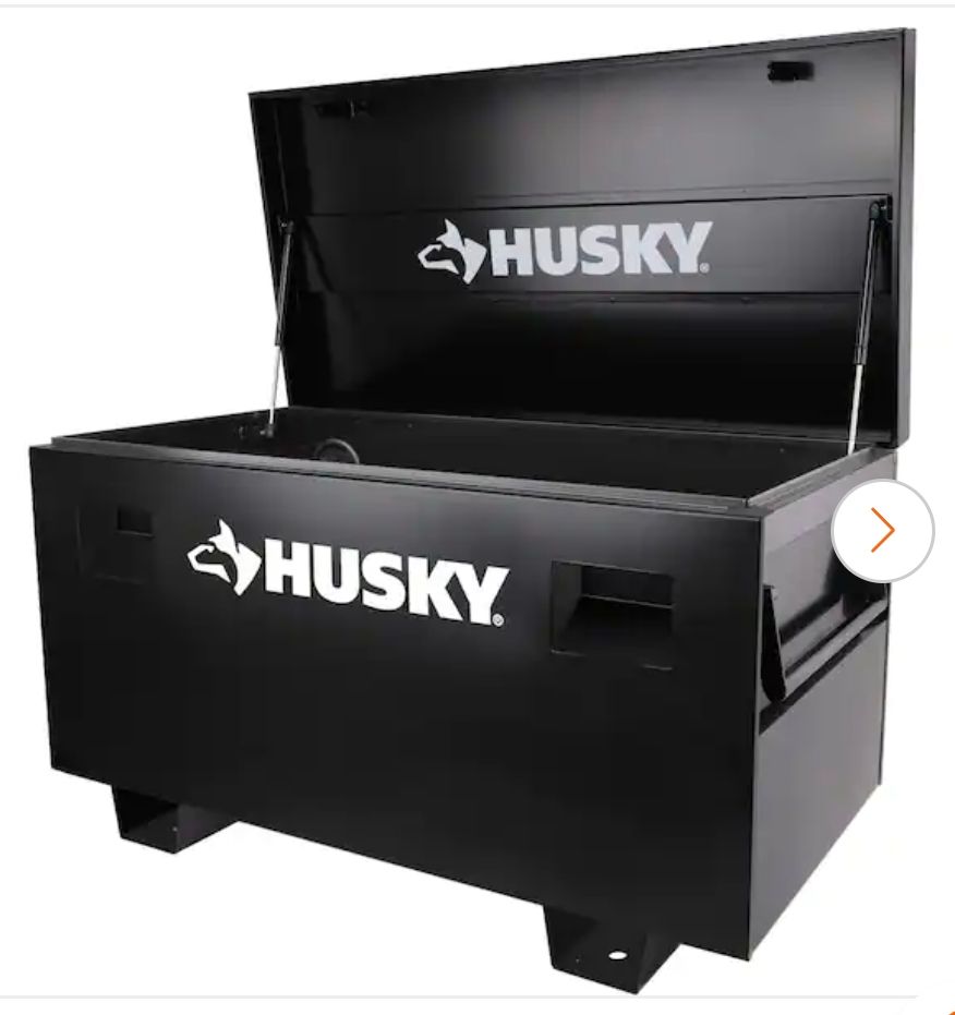 H48JSB Husky Tool Storage 48 in. W Black Steel Job Site Toolbox