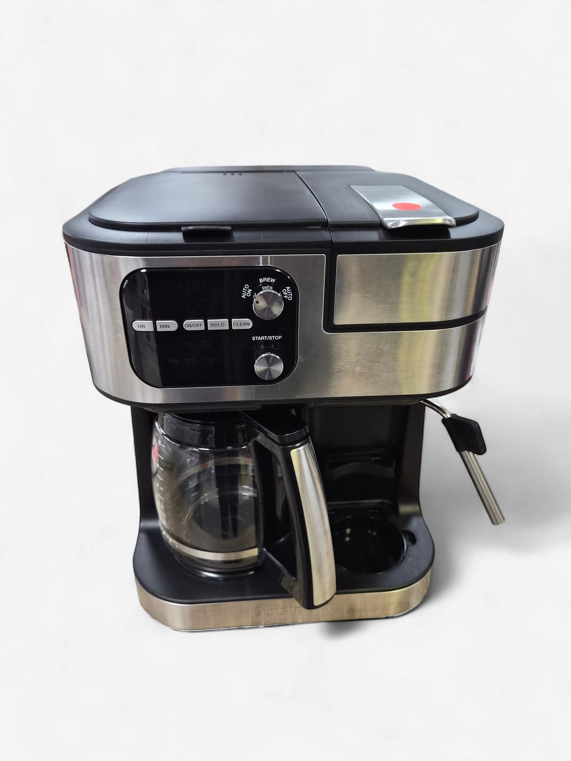 Cuisinart Coffee Center Barista Bar 4-in-1 Coffee Maker, Single-Serve Pods Compatible, Coffeemaker, Three Brewing Sizes, SS-4N1NAS, Black, Condition: Used