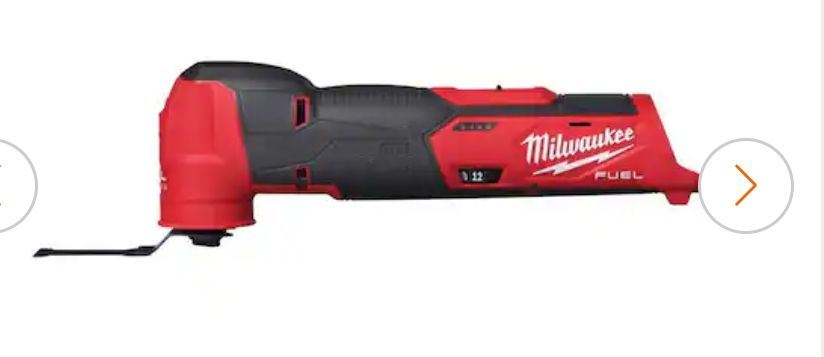 2526-20 Milwaukee M12 FUEL 12V Lithium-Ion Cordless Oscillating Multi-Tool (Tool-Only)