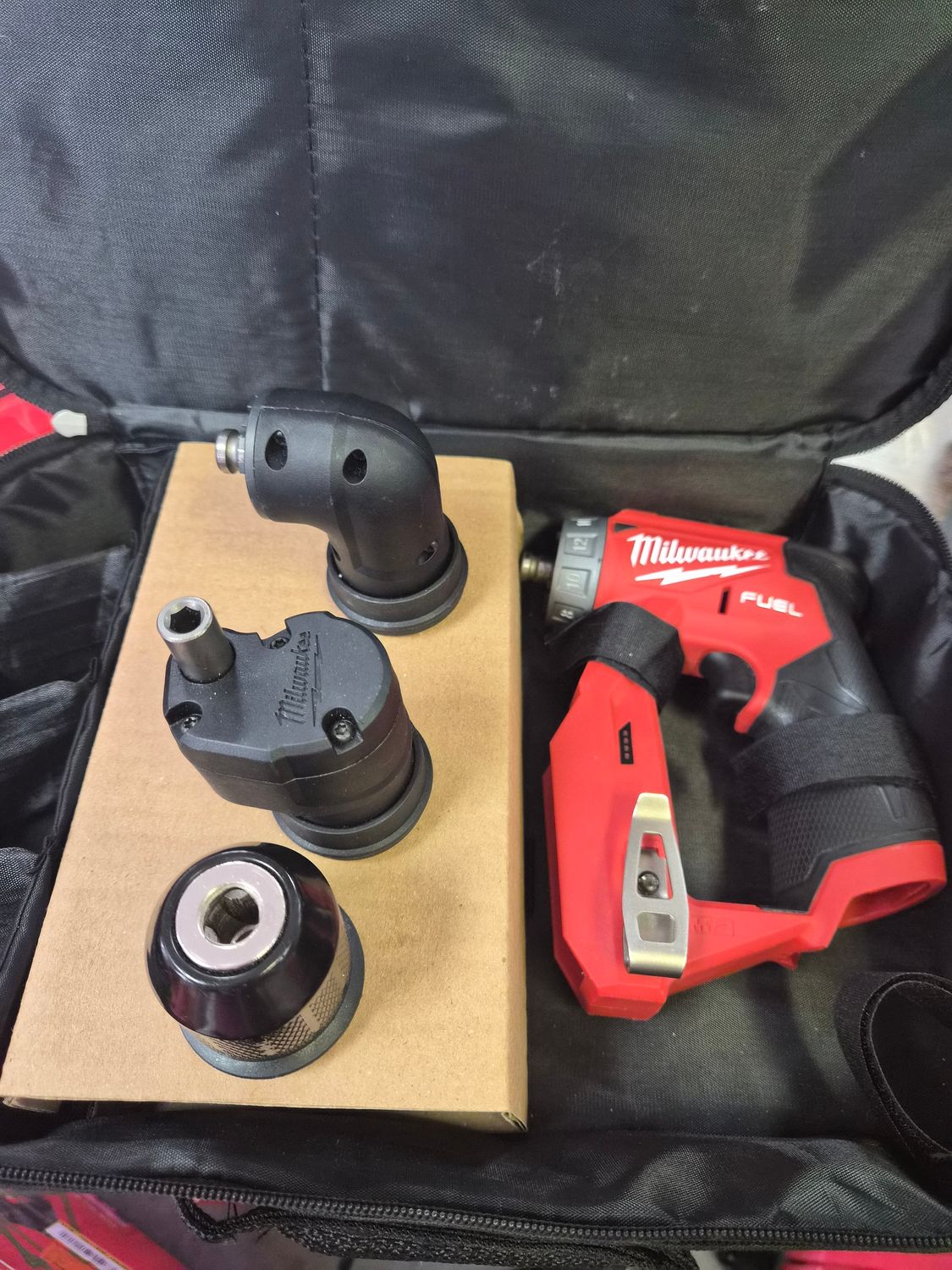 2505-20 M12 FUEL 12V Lithium-lon Brushless Cordless 4-in-1 Installation 3/8 in. Drill Driver with 4 Tool Head (Tool-Only