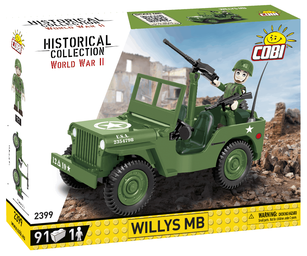 Historical Collection WWII: 2399 Willys Mb 1 91 PCS
