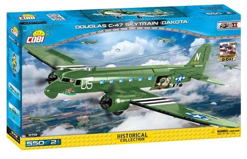 Historical Collection WWII: 5701 Planes Douglas C-47 Skytrain 550 PCS