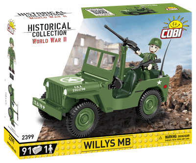 Historical Collection WWII: 2399 Willys Mb 1 91 PCS