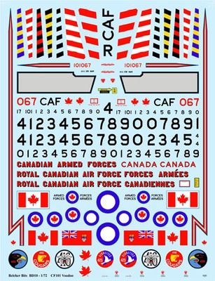 1/72 Canadian CF-101 Voodoo decals