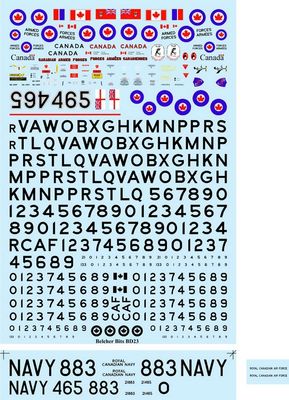 1/72Â Canadian T-33 Silver StarÂ decals