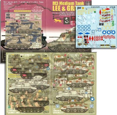 1/35 M3 Medium Lee &amp; Grant Tanks of 150th RAC, 1st Australian AD, 1st AD, Scots Greys &amp; 3rd CLY