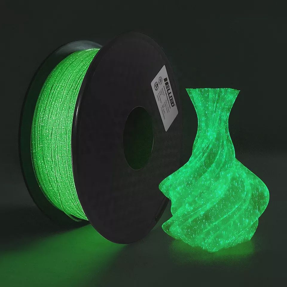 Hello3D FireFly PLA 1kg - Assorted, Colour: FireFly Green