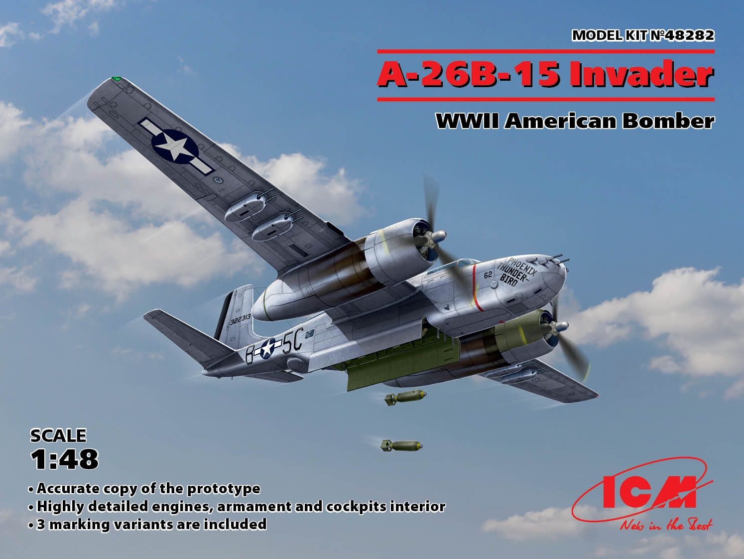 A-26B-15 Invader, WWII 1/48 by ICM