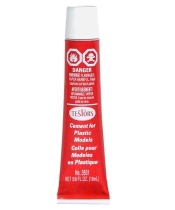 Testors Cement Red Tube