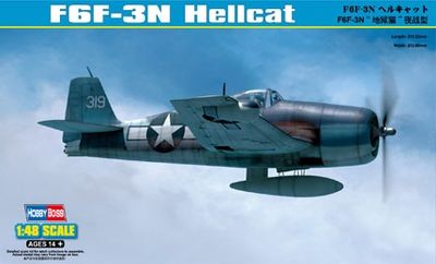 F6F-3N Hellcat 1/48 #80340 by Hobby Boss