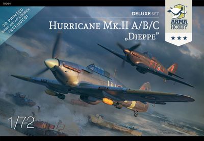Hurricane Mk II a/b/c Dieppe Deluxe Set 1/72 #70054 by Arma Hobby