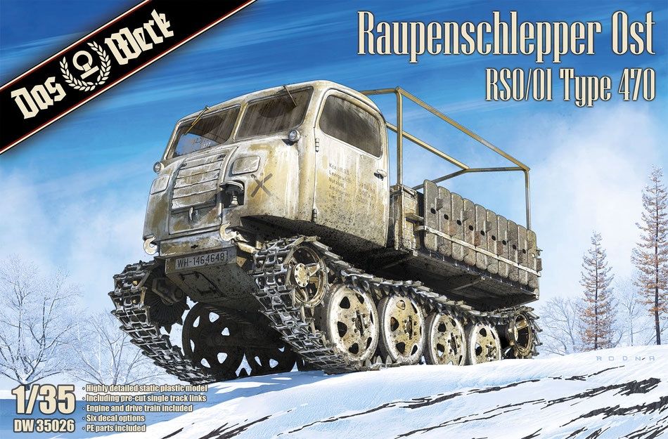 Raupenschlepper Ost - RSO /01 Type 470 1/35 #DS35026 by Das Werk