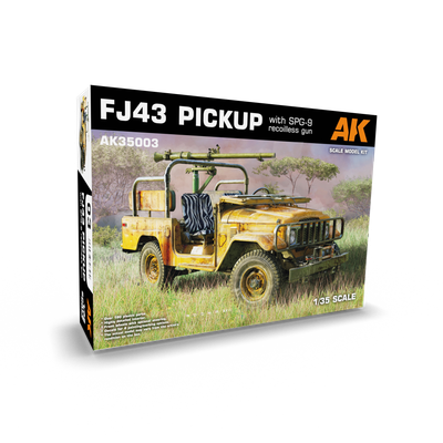 FJ43 Pickup with SPG-9 Recoilless Gun 1/35 #AK35003 by AK Interactive
