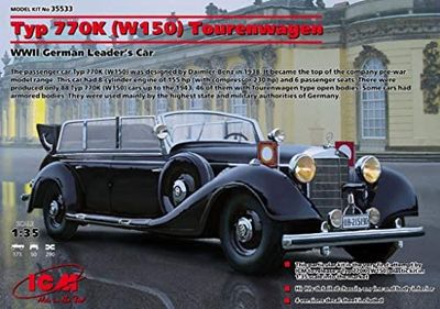 Typ 770K (W150) Tourenwagen, WWII German Leader"s Car 1/35 #35533 by ICM