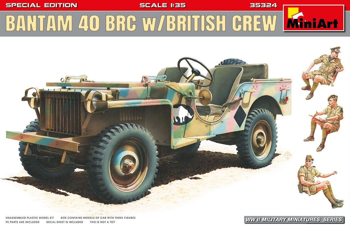 Bantam 40 BRC With British Crew 1/35 by Miniart