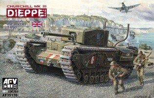 Churchill MK III Dieppe Raid British Infantry tank 1/35 by AFV Club