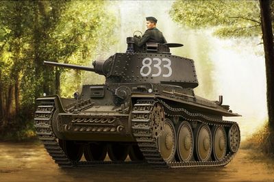 German Panzer Kpfw.38(t) Ausf.E/F 1/35 #80136 by Hobby Boss