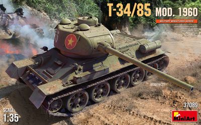 T-34-85 Mod. 1960 1/35 #37089 by Miniart