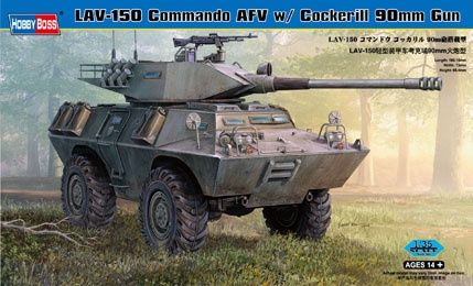 LAV-150 Commando AFV w/ Cockerill 90mm Gun 1/35 #82422 by Hobby Boss