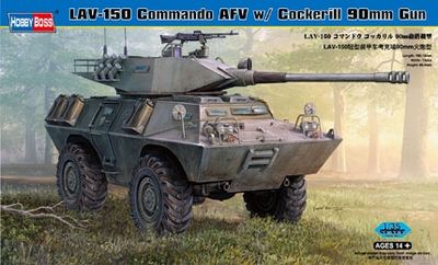 LAV-150 Commando AFV w/ Cockerill 90mm Gun 1/35 #82422 by Hobby Boss