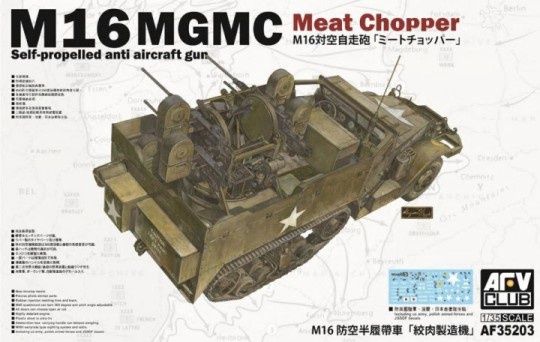 M16 MGMC Meat Chopper Self-Propelled Anti-Aircraft Gun Halftrack 1/35 #35203 by AFV Club