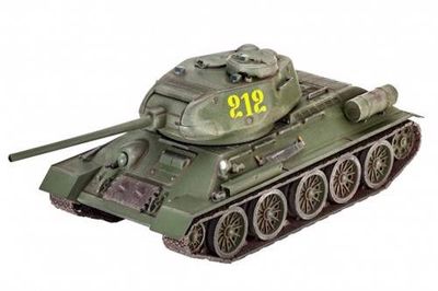 T-34/85 1/72 #3302 by Revell