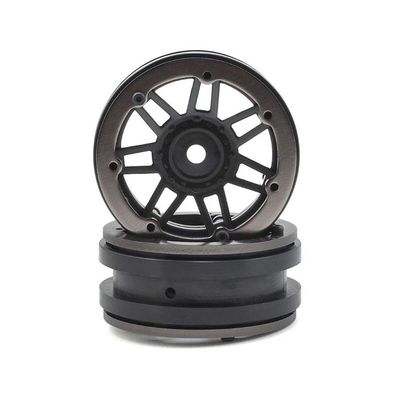 1.9 Beadlock Raceline #931 Injector, Black/Gun Metal (2) PBTW19931BG