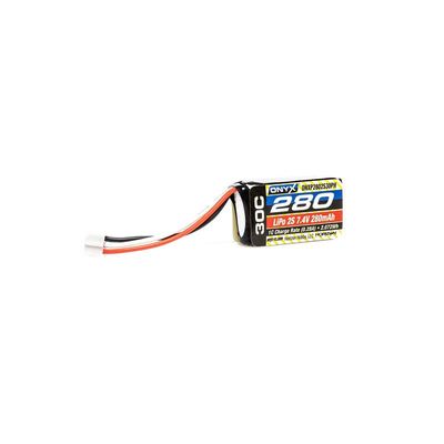 7.4V 280mAh 2S 30C LiPo PH Conn Battery - ONXP2802S30PH