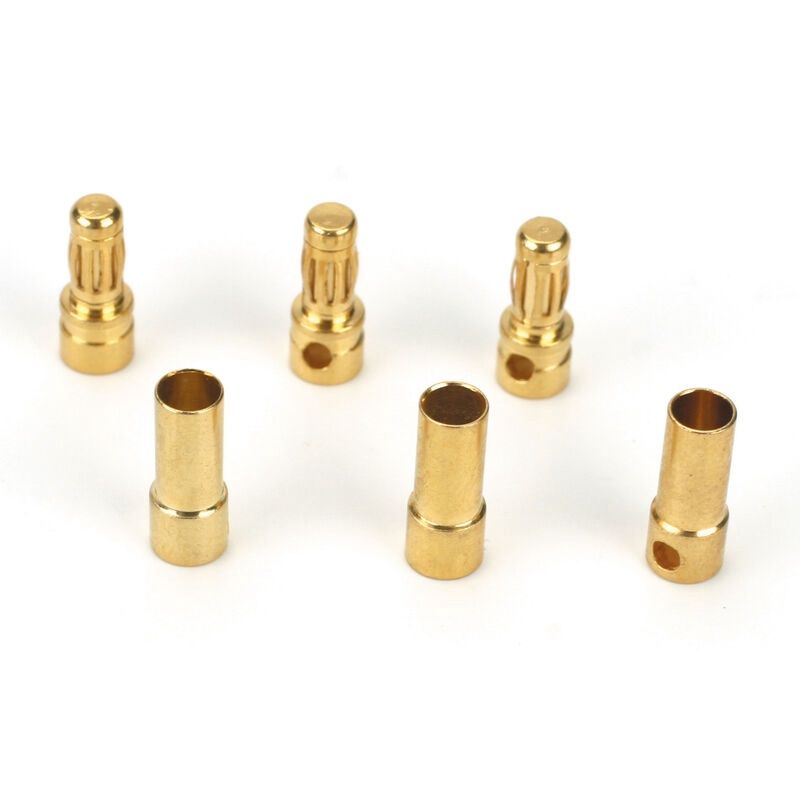 Connector: Bullet Set, 3.5mm (3) EFLA241